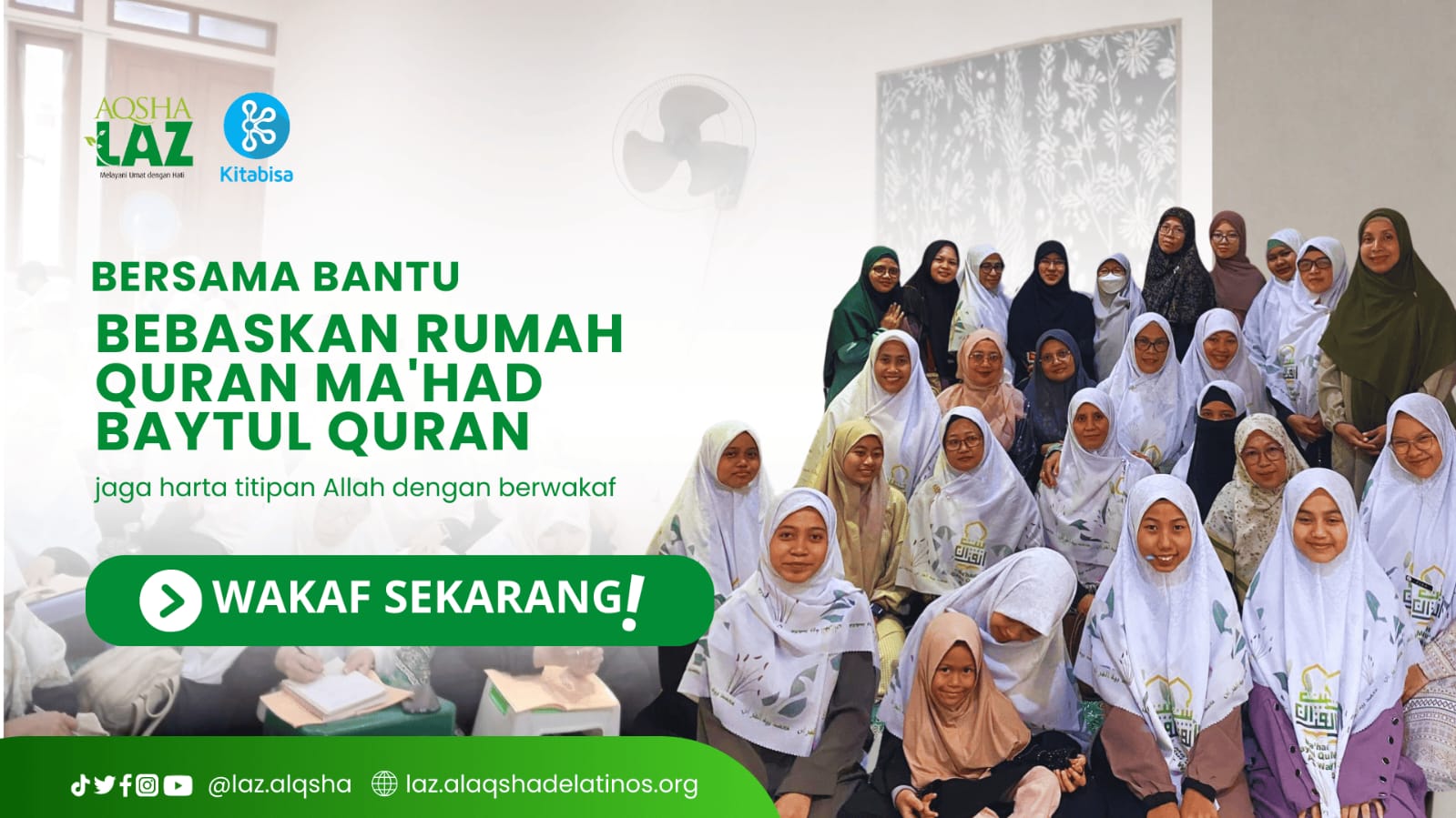 Bebaskan Rumah Quran Ma'had Baytul Quran